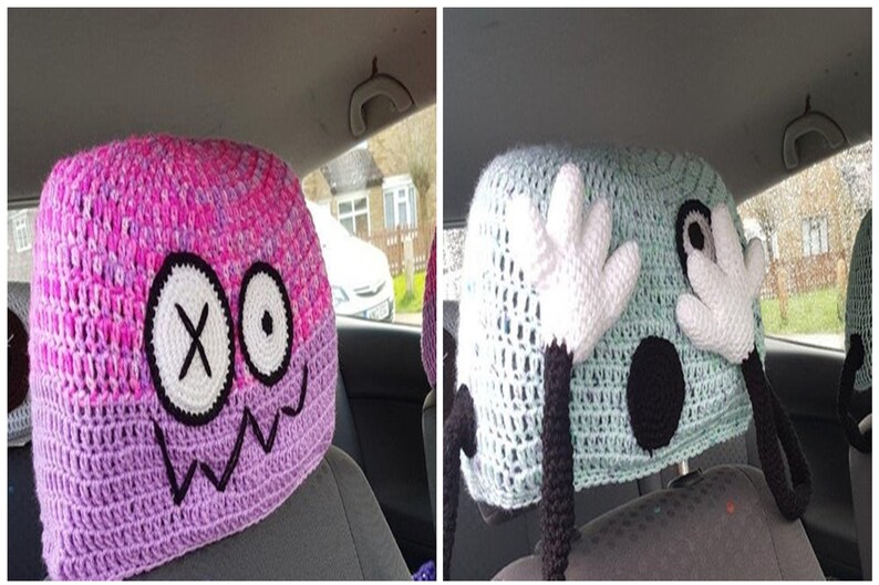 Car Headrest Covers Novelty item Gifts Birthday Gifts Etsy
