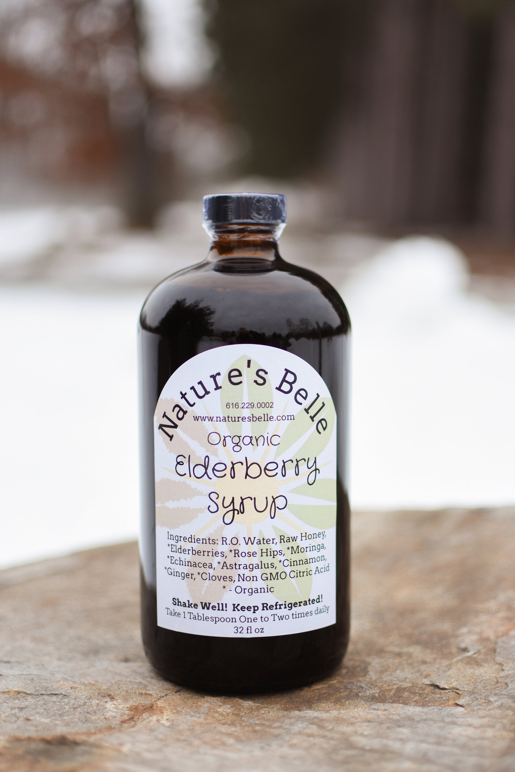 Organic Elderberry Syrup 32oz Etsy