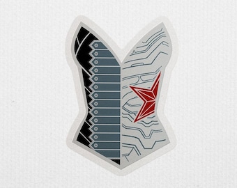 Winter Soldier Corset Sticker