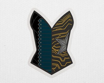 Bucky Corset Sticker