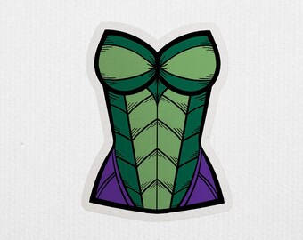 Hulk Corset Sticker
