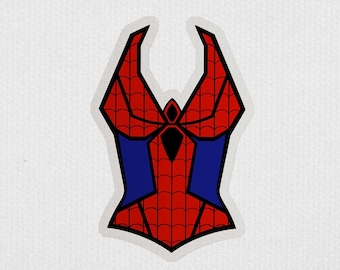 Classic Spidey Corset Sticker