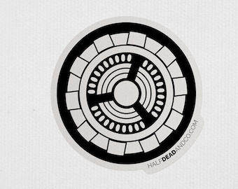 Clear Arc Reactor Sticker