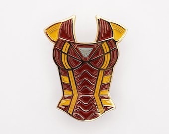 Iron Man Corset Enamel Pin | Tony Stark