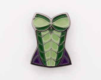The Hulk Corset Enamel Pin | Bruce Banner