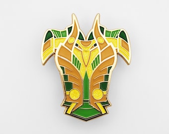Loki Armor Corset Enamel Pin