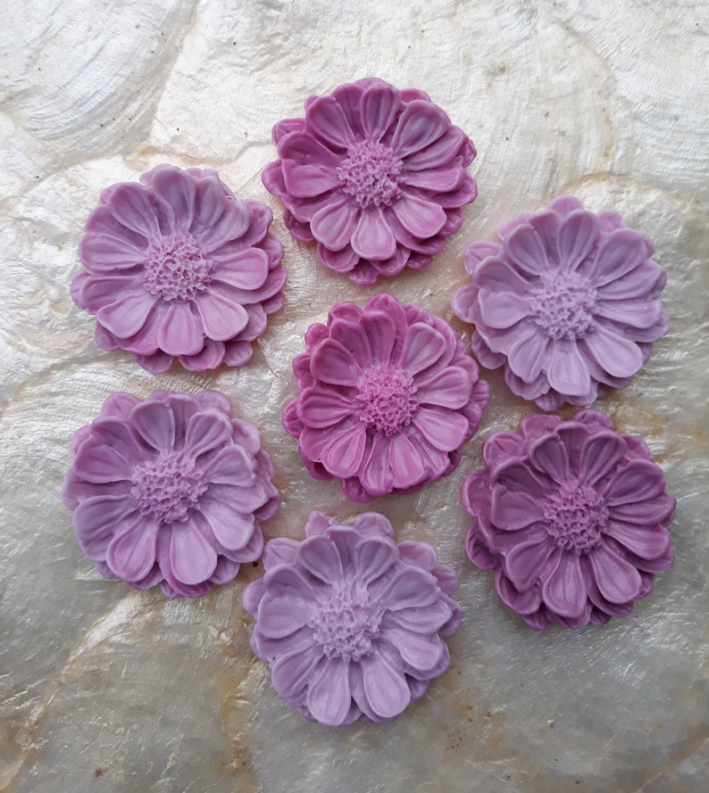 Fondant Daisy Flowers Set of 32 Etsy