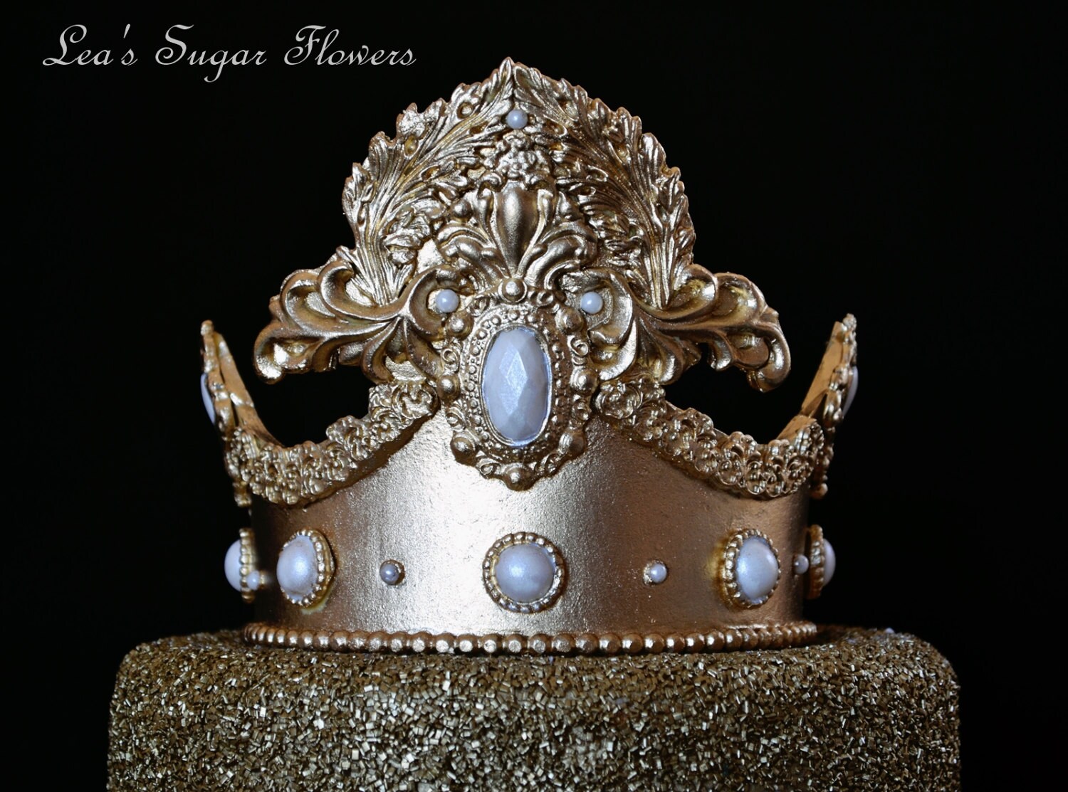 large-6-fondant-crown-for-royal-cake-topper-birthday-etsy