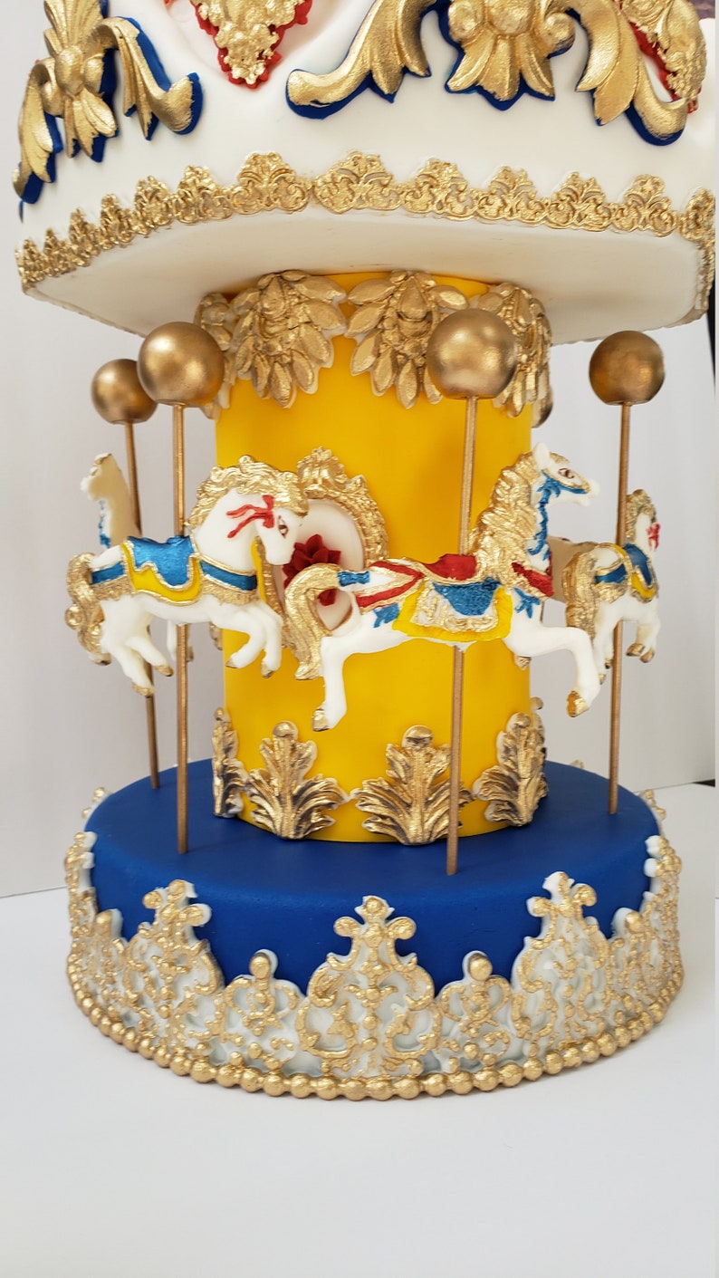 Carousel Cake Topper Etsy