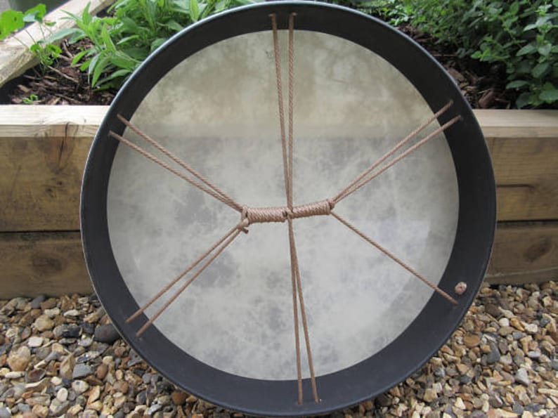 16 Inch Buffalo Vegan Shamanic Drum Etsy