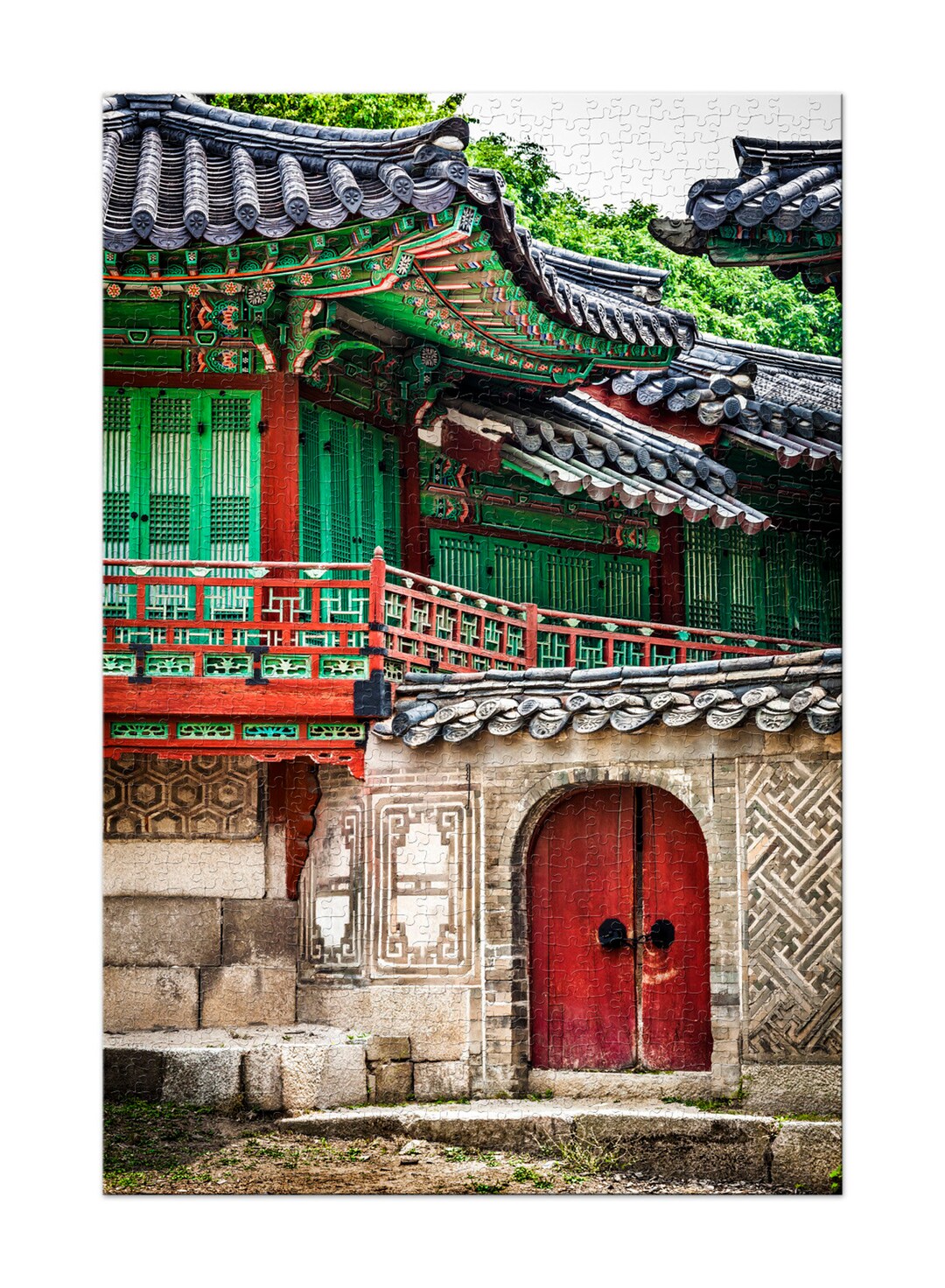 Jigsaw Puzzle of Korea Buildings, Jigsaw Puzzle 1000, Difficult Puzzle