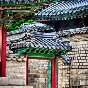 Stone City in Seoul Korea, Home Decor Korea, Asian Wall Art, Fine Art Photography, Canvas Gallery Wrap, Archival Photographic Paper & Metal