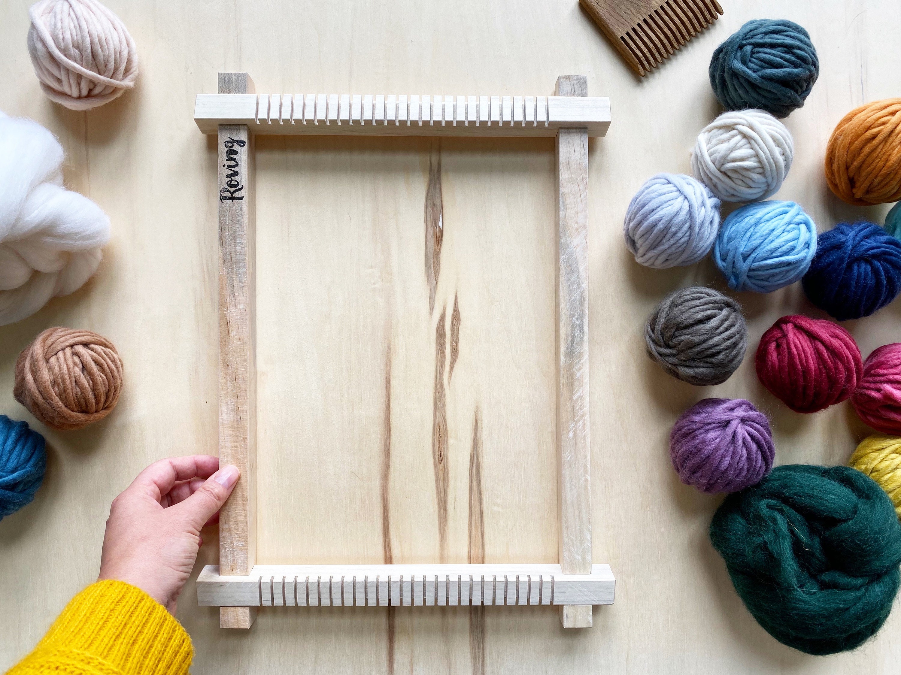 Weaving Loom Kit Lap Loom Hand Weaving Wall Hanging Etsy