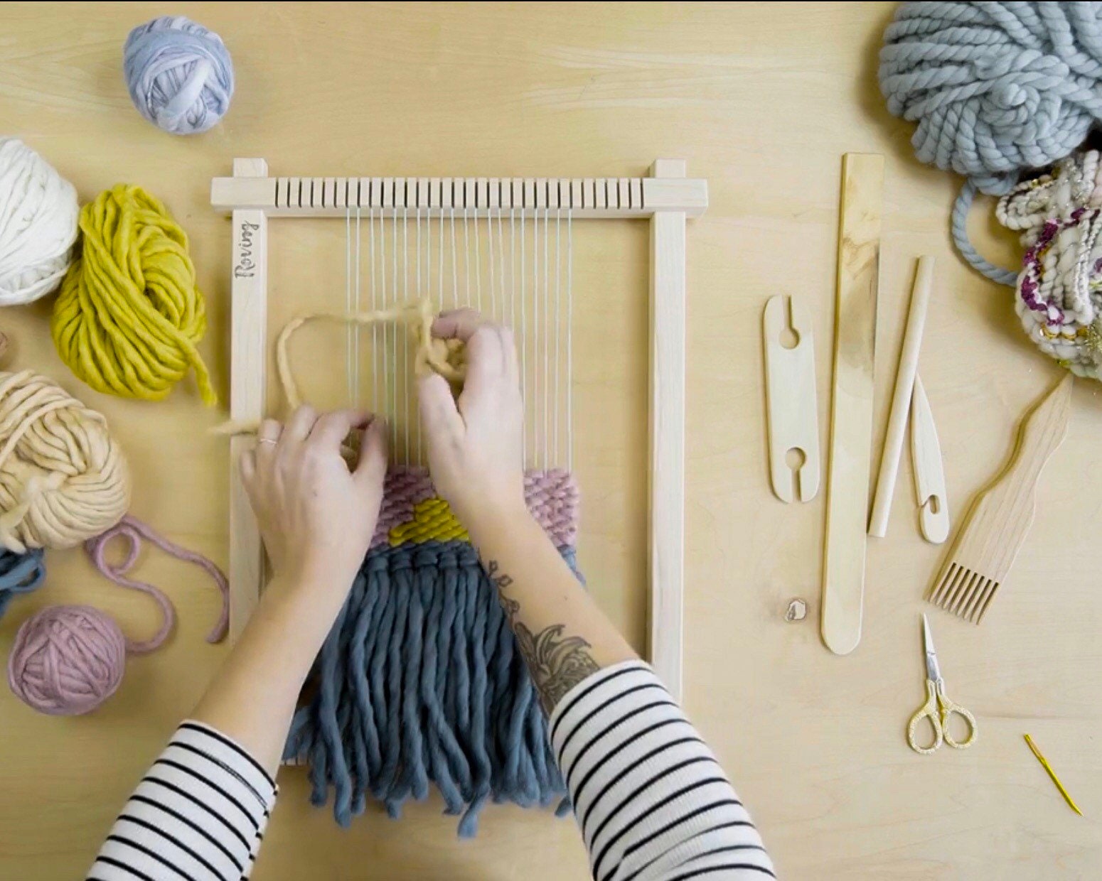 Beginner Weaving Ecourse Weaving Learn to Weave Etsy