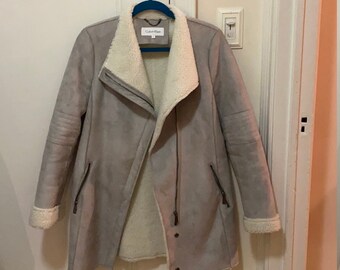 70s Calvin Klein Wool Duster Coat - Etsy