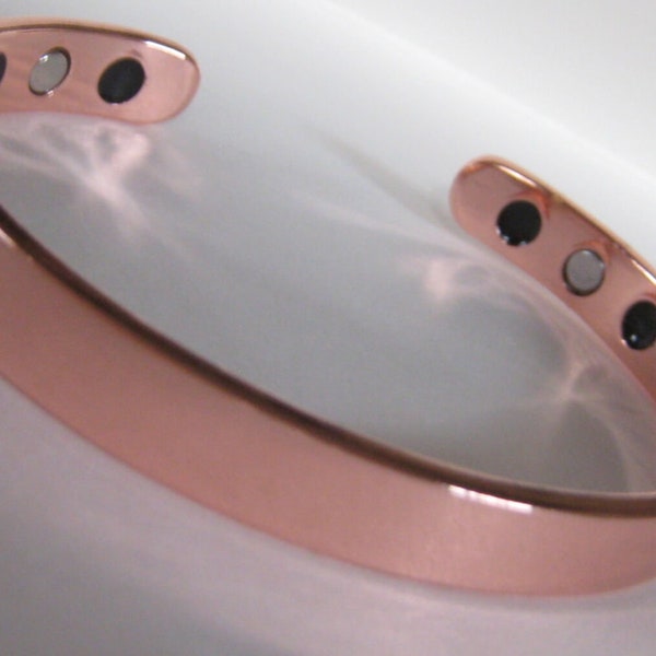 Copper Magnetic Bracelet Energy with ions and magnets New