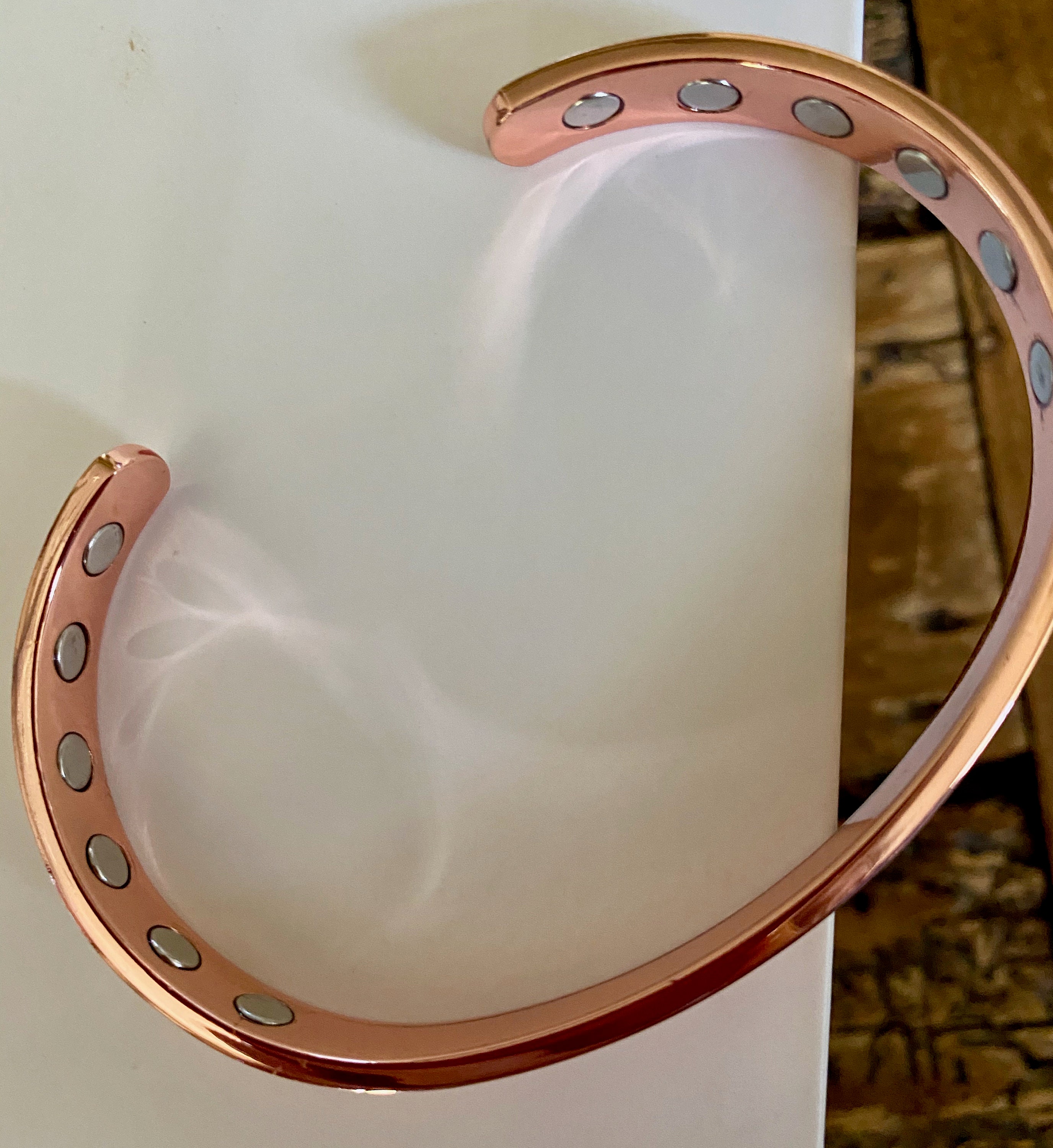 Original Copper Magnetic Bracelet Men Women Arthritis Pain 12 Magnets…