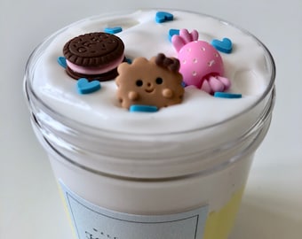 Your Choice of 51 Fragrance 4oz Cupcake and Cookie Butter Slime with Sweet Treat Package