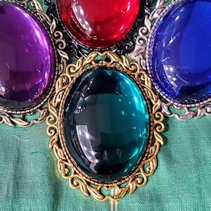AS IS Brooch Cosplay Jewel Vines Style You Choose Color image 1