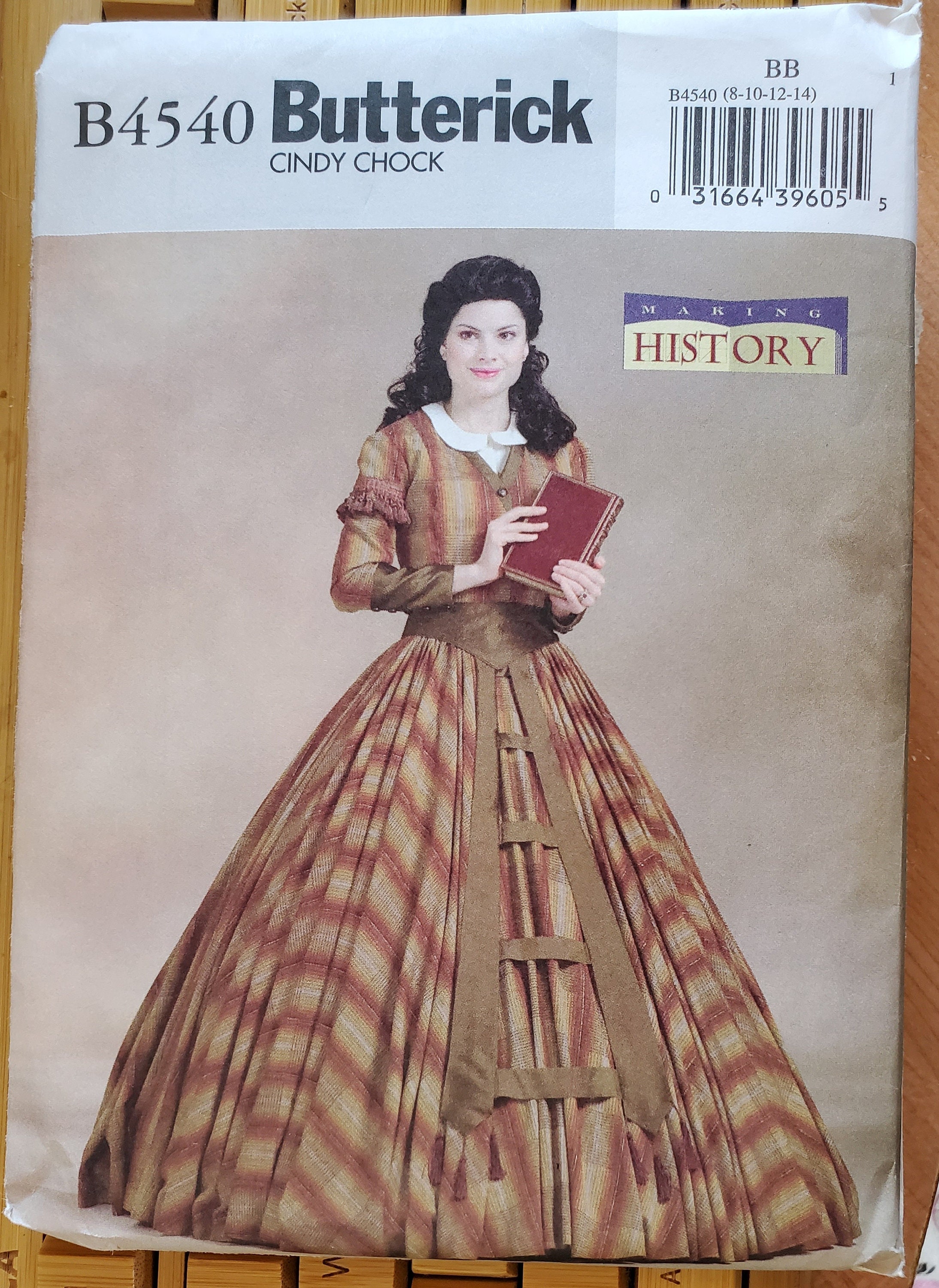 Butterick 4540 Victorian / Civil War Day Dress Pattern by Etsy