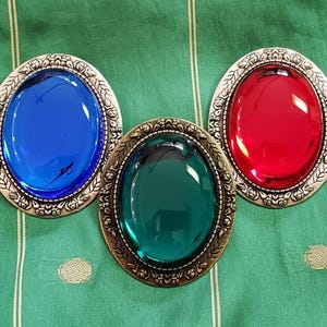 AS IS Brooch Cosplay Jewel Portrait Style You Choose Color