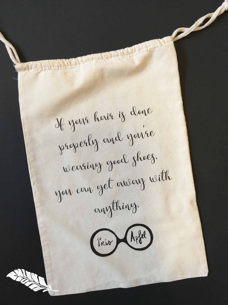 Famous Quotes Shoe bag Individual gifts for her shoe
