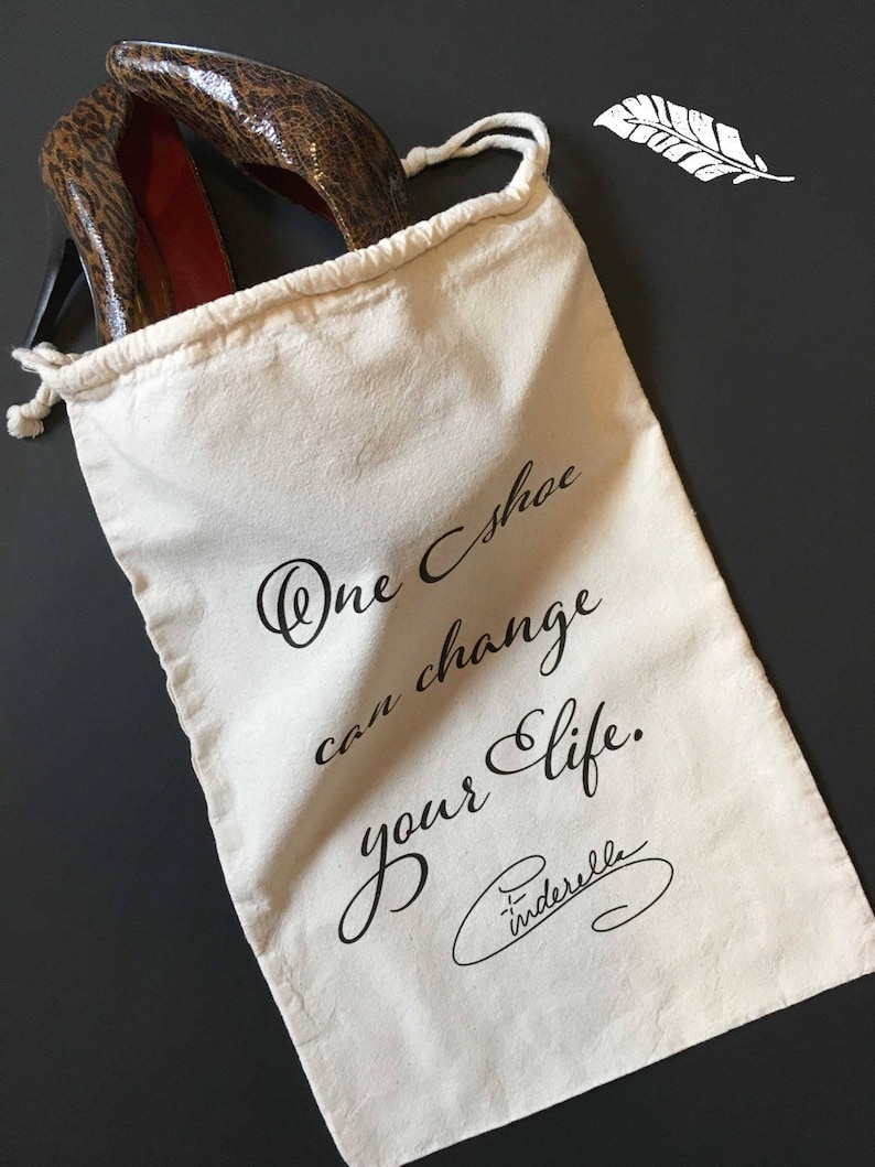 Famous Quotes Shoe bag Individual gifts for her shoe