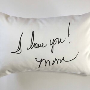HANDWRITING keepsake Pillow, Remembrance Gift