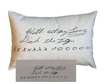 HANDWRITING memory custom handwriting PILLOW