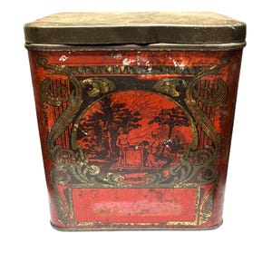 Tea Tin Scarce Macdonald MFG Toronto (Jef) Tea Tin Scarce Macdonald MFG Toronto (Jef)