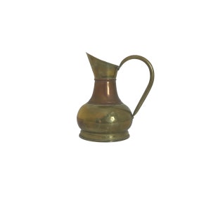 Vintage Brass & Copper Pitcher - Benraad Holland Decorative Jug