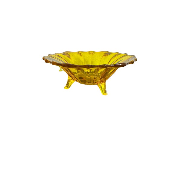 Yellow Candy Dish Etsy