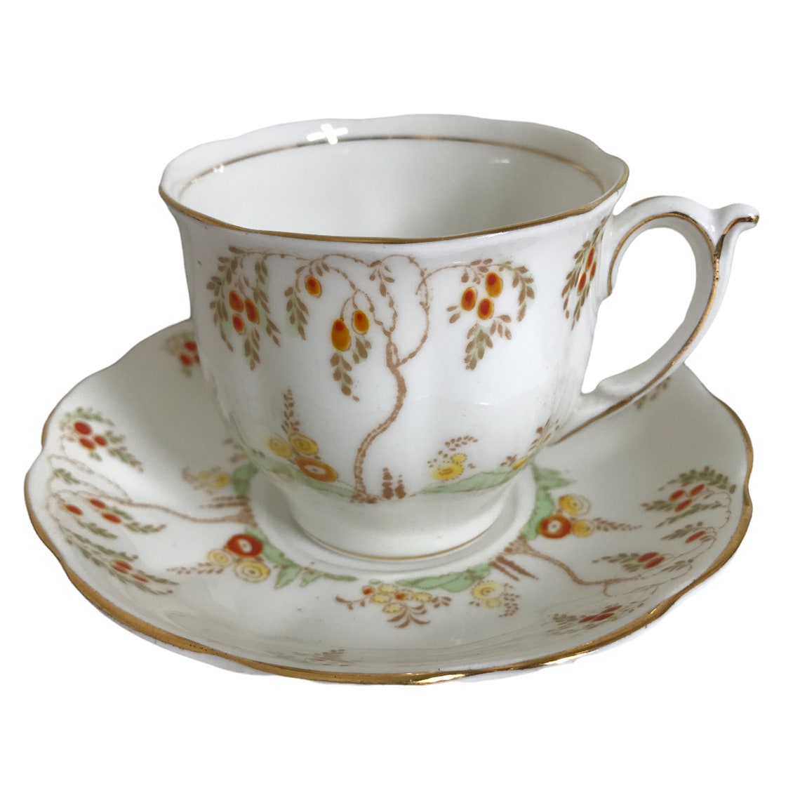 Oz Bone China Teacup Saucer Historic Royal Palaces Harney Sons  Fine Teas