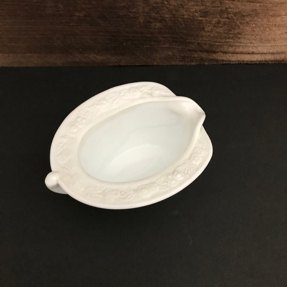 Vintage gravy boat white milk glass gravy boat vintage white Etsy