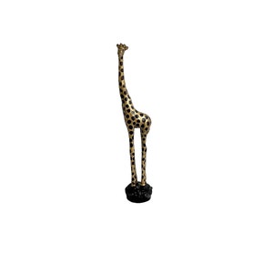 vintage giraffe figure collectible giraffe home decor African decor Boho vintage resin giraffe African Safari home decor African giraffe
