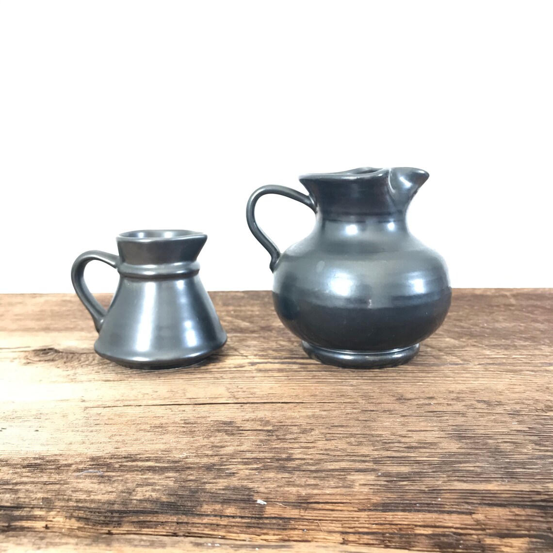 Vintage pottery creamer and milk pitcher Prinknash pottery Etsy