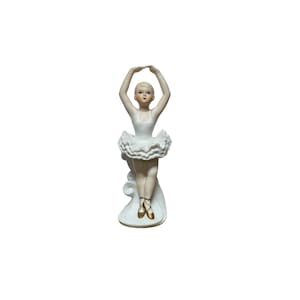 vintage ballerina figure made by Giftcraft vintage figure ballerina gift porcelain ballerina dancing figure collectible  ballerina