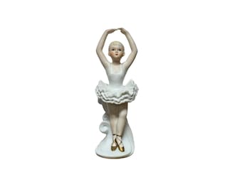 Vintage Giftcraft Porcelain Ballerina Figurine - 6&quot; Collectible