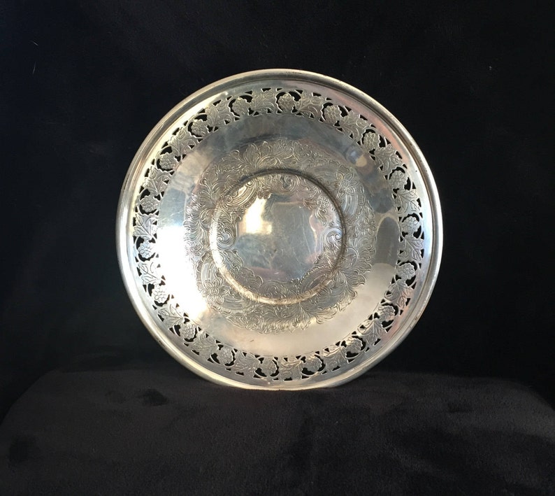 Silver Plate Wedding Silver Tableware Ornate Silver Plated Etsy