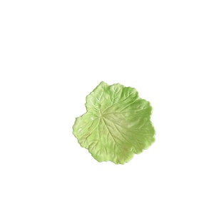 Vintage Carltonware Cabbage Leaf Dish: Green Salad Bowl