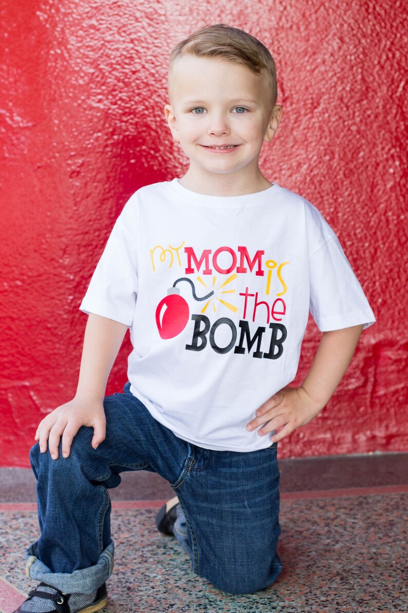 My Mom is the Bomb Shirt or Bodysuit 0-24 Months2t-16 - Etsy