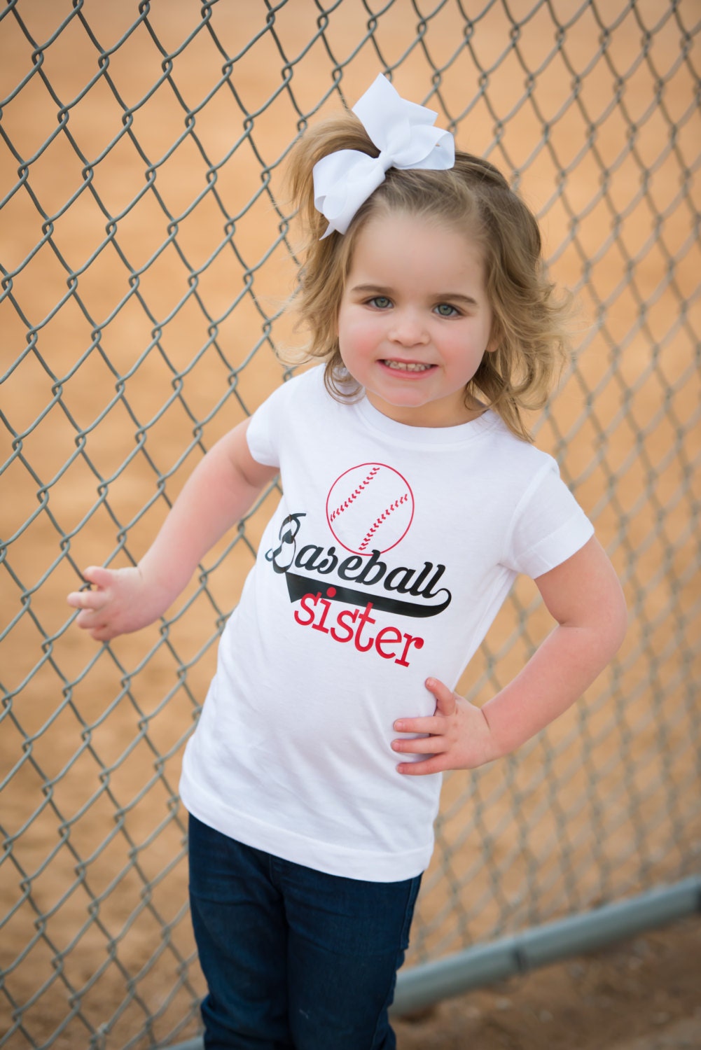 Baseball Sister Shirt Or Bodysuit 0 24 Months2t 16 Girls Etsy 