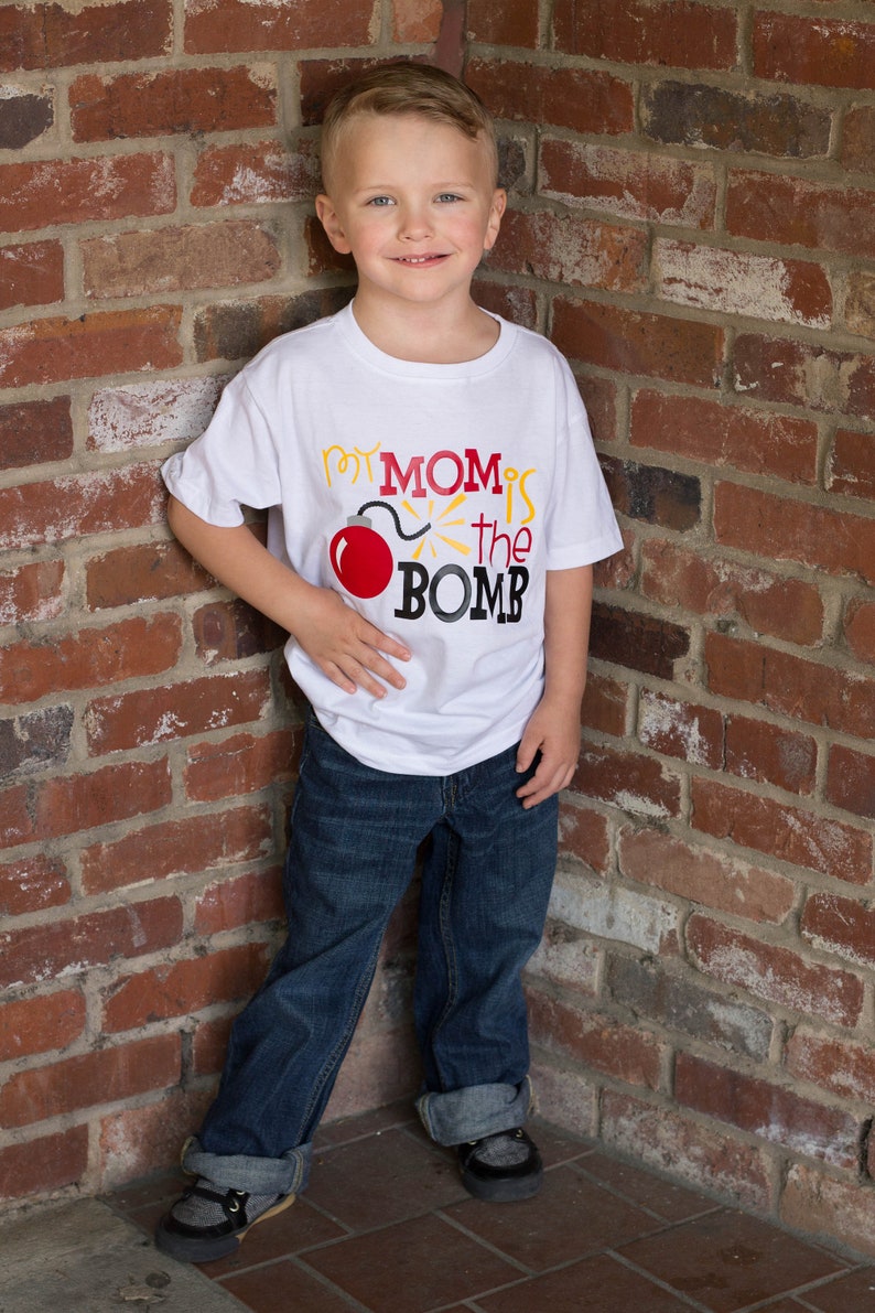 My Mom is the Bomb Shirt or Bodysuit 0-24 Months2t-16 - Etsy