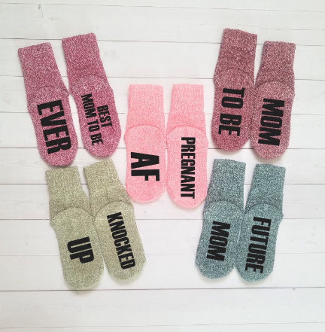 Pregnancy and New Mom Wool Socks Baby Shower Gift, Hospital Socks, New