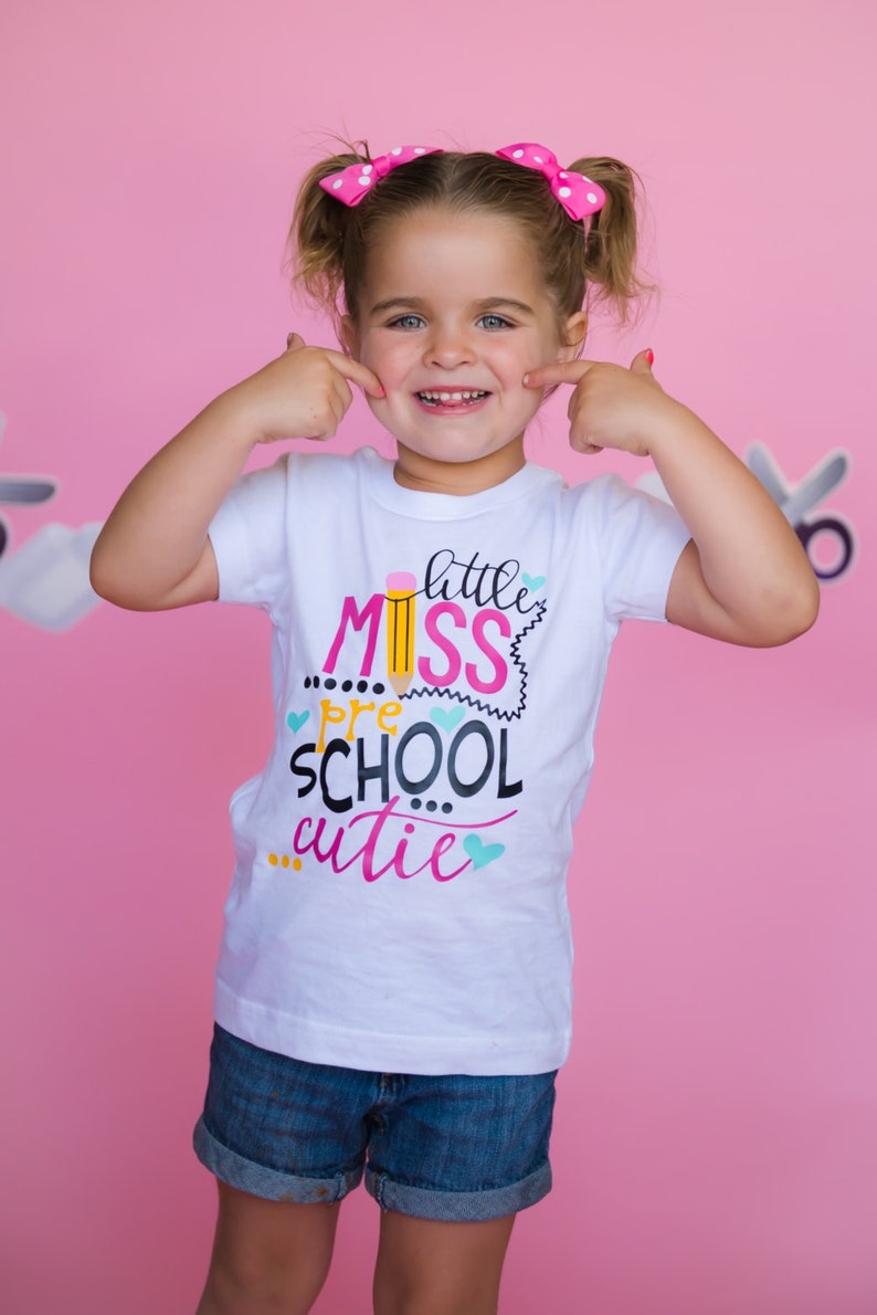 little miss happy t shirt