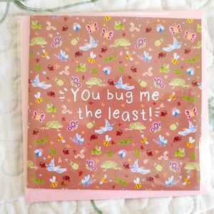Spring Bugs Note Card - para absolutamente cualquier persona