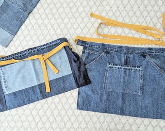 Denim Bistro Apron- Long and Short