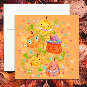 Cute Pumpkins! :) Greeting Card