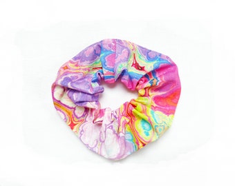 Rainbow Oil Scrunchie!