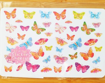 Hübsche Schmetterling handgemachte Papieraufkleber!